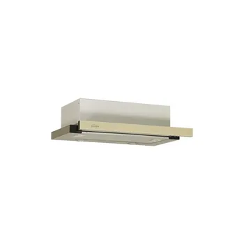 

Hood elikor Integra glass 50н-400-в2д KV II м-400-50-248 stainless/glass beige