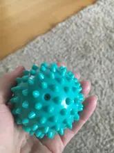 FDBRO PVC de ejercicios Bola de masaje de mano de PVC suela erizo sensorial agarre entrenamiento la bola portátil pelota de fisioterapia 6,5 envío gratis