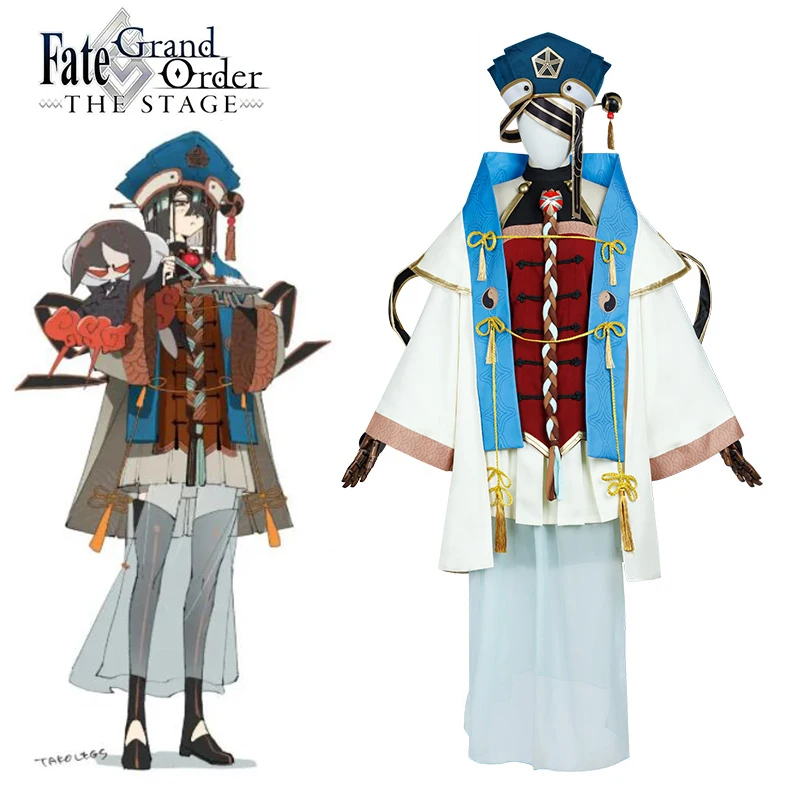 

Fate Grand Order Xu Fu Cosplay Costume FGO Halloween Canaval Roleplay Costume Custom Made All Size