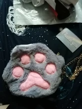 Bolso bandolera con cremallera y cadena con pata de oso para niña, monedero de felpa suave para niño pequeño, accesorios para bebé