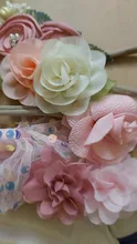 3 uds diadema de flores de encaje para bebés turbante niños niña recién nacida cintas para cabeza con lazo cintas para el pelo infantil, bebés Haarband accesorios para el cabello del bebé