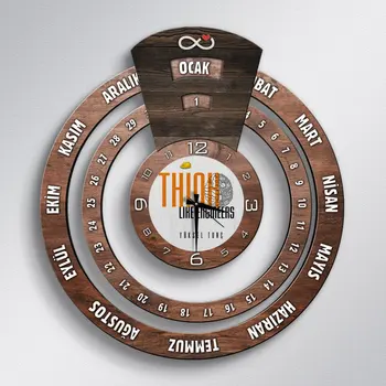 

Personalized Professional Engineer Infinite Mayan Calendar Wooden Wall Clock