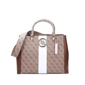 

Bluebelle Logo Status Satchel Brown