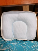 Almohada para recién nacido para bebé, cojín moldeador cóncavo de soporte para dormir, almohada para dormir para bebé, almohada para cuello y cabeza