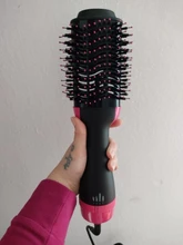 Secador de pelo 2 en 1 de un paso, cepillo de aire caliente, rizador, secador eléctrico, herramientas de estilismo para el cabello