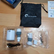 Air-Pump Mattress-Mat Sleeping-Pad Ultralight FLEXTAILGEAR TINY Rechargeable Inflate