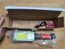 Portable Lantern Flashlight Work-Lighting Battery Fishing-Lamp Magnetic Camping 2--18650