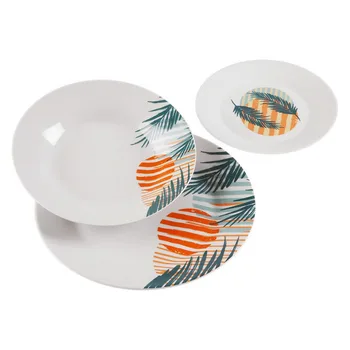 

Dinnerware Set Saona Porcelain (18 Pieces)