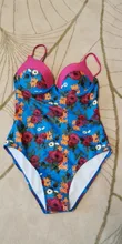 One-Piece Swimsuit Bathing-Suits Women Beach-Wear Printed Floral Sexy New HALTER Bandage