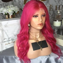 JRX волосы Роза красная волна тела парик Средний часть кружева фронта человеческих волос парики для женщин натуральные волосы линии 13*4 швейцарские парики на кружеве