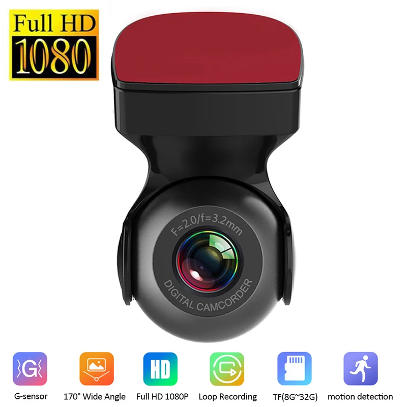 M2 Wifi Автомобильный видеорегистратор для вождения 1080P HD 170 ° Широкий угол циклическая запись Ночное Видение G сенсор для мобильного телефона dvr