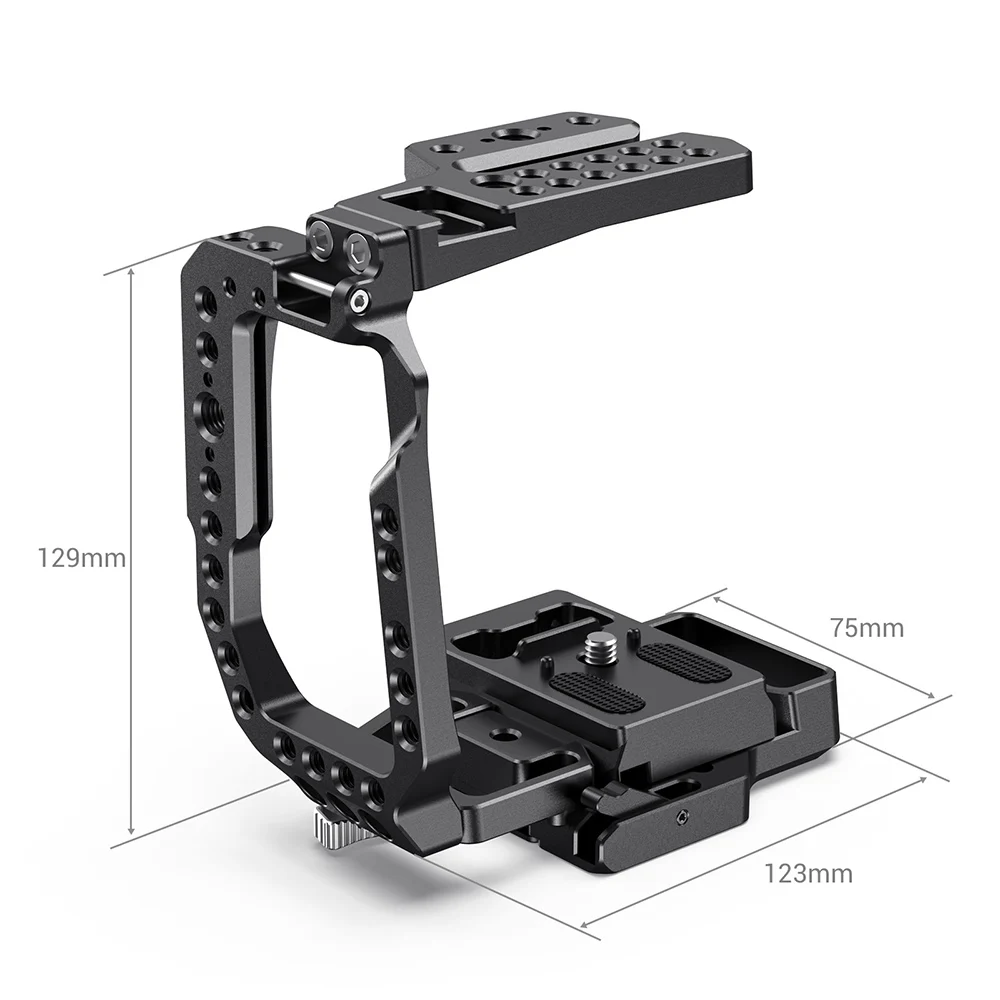 Полуклетка SmallRig QR для карманной кинокамеры Blackmagic BMPCC 4K 6K со встроенной пластиной
