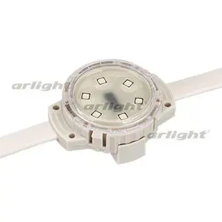 028882 Модуль управляемый SOLEX-DMX-3535-6-24V RGB 120deg(D40x16mm, 1.5W, IP67) ARLIGHT