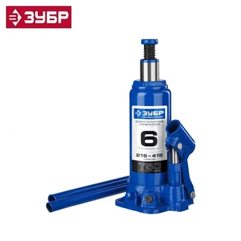 

Hydraulic bottle jack T50, 6t, 215-415mm, ZUBR Professional 43060-6_z01 Power knot as part of complex machines fast rise car