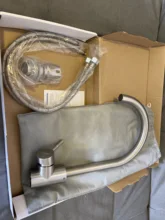 Faucet-Mixer Sink-Tap Kitchen-Faucets Frap Stainless-Steel Single-Handle Y40107