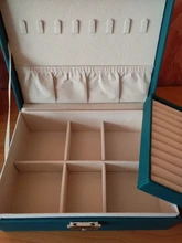 Joyero de cuero de alta capacidad para mujer, organizador de joyas de viaje, multifunción, collar, pendientes, caja de almacenamiento de anillo, regalos para mujer