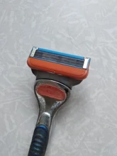 4 unids/lote cuchillas de afeitar 5 capa de hojas de afeitar para Gilettee de energía de fusión de afeitar cuchillas Gillette Proglide máquina