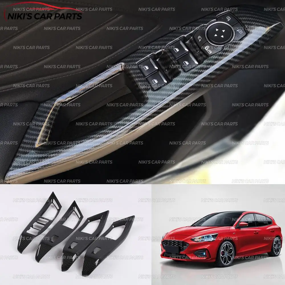 Чехлы для окон swith чехол для Ford Focus-ABS пластик 1 комплект/4 шт. формовочные украшения для стайлинга автомобилей