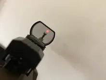 Mira telescópica de 20mm para rifle, óptica de caza, reflejo holográfico de punto rojo, mira Táctica de 4 retículas, mira de colimador