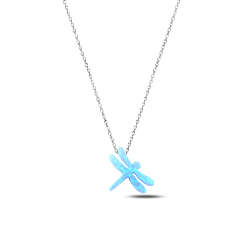 

Armagano Opal Dragonfly Necklace