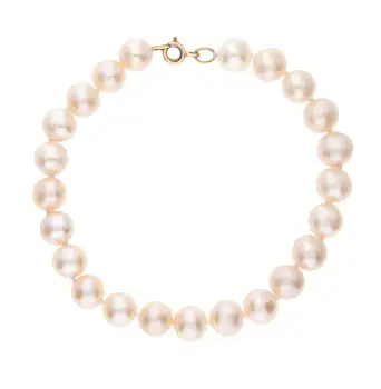 

Gold bracelet with pearls cultured sunlight sample 585