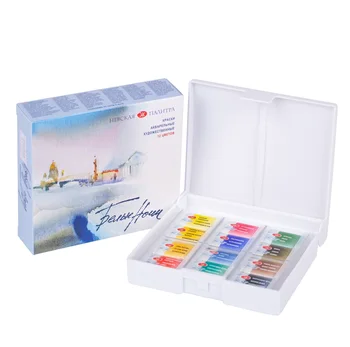

Set of watercolor paints white nights 12 colors of 2.5 ml in plastic packaging