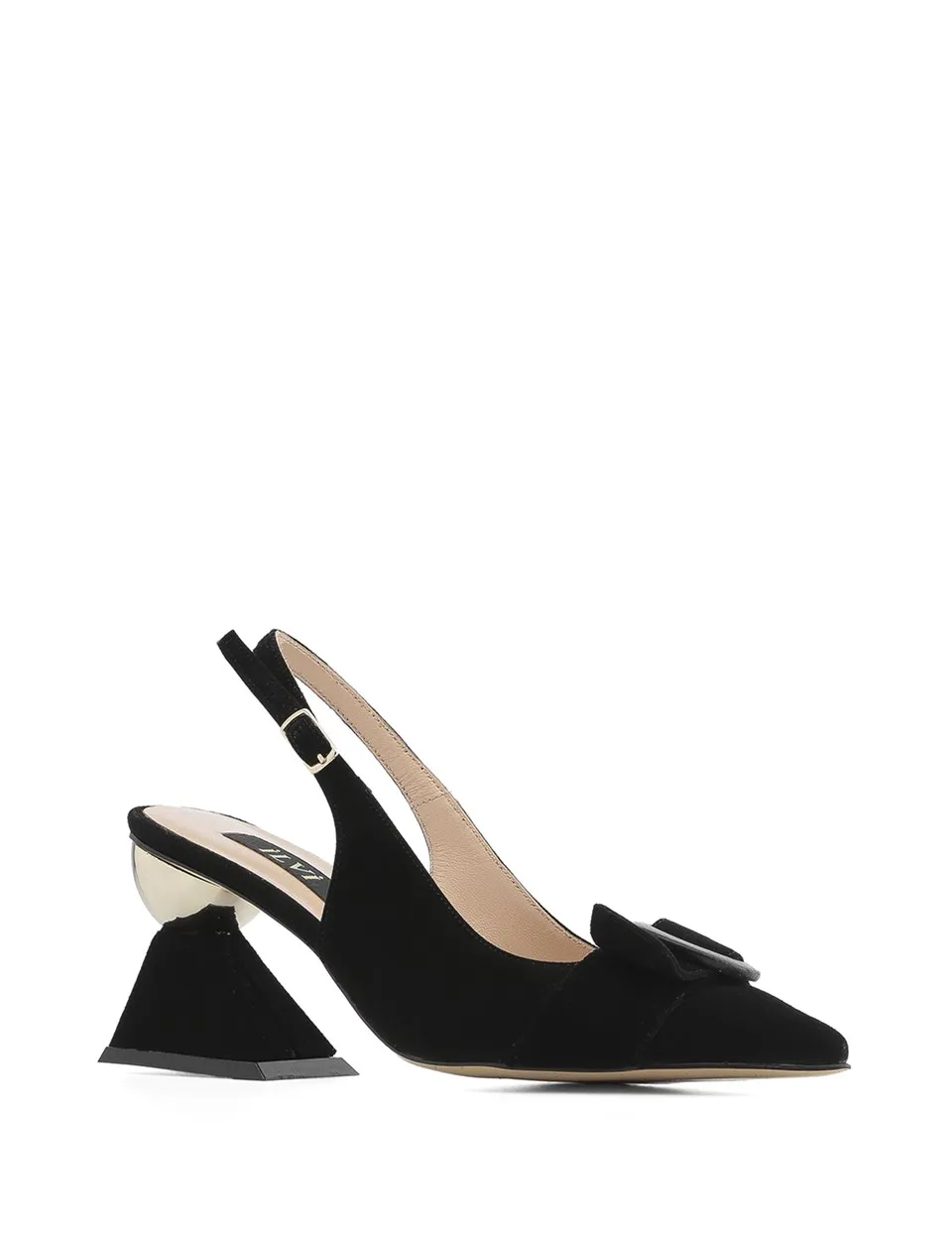 ILVi-Genuine Leather Handmade Lola Women's Sandal Black Suede Women Shoes 2020 Spring Summer (Made in Turkey) | Обувь