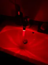 Water-Faucet Light-Up Shower Bathroom Kitchen Tap LED Basin Blue 7-Colors Luminous