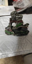 Ornament Aquarium-Accessories Fish-Tank-Decorations Cave Mountain-Hiding Resin Home