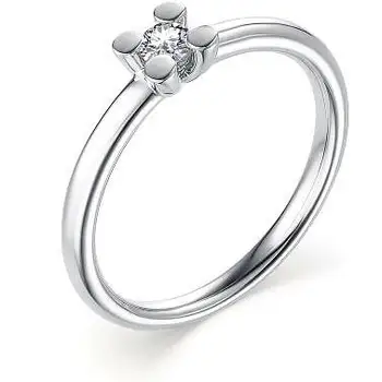 

Alcor ring with 1 white gold diamond
