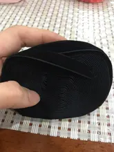 Lazo de terciopelo negro de 6mm-38mm para ramo de regalo hecho a mano, suministros de envoltura, adornos de fiesta doméstica, cintas de Navidad