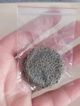 Envío gratis de envolturas de filigrana conectores regalo de artesanía metálica decoración DIY 3,5 cm 5,0 CM