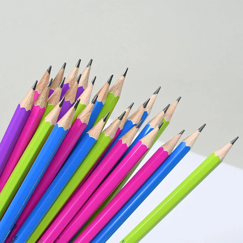 3Set/Lot Student Classic Simplicity Pencil With Rubber Attached HB Writing Learn Drawing Sketch school office Stationery | Канцтовары