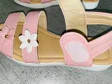 Sandalias de tacto suave para niña, calzado de gladiador con flores para niño, chanclas florales para niña, zapatos de princesa