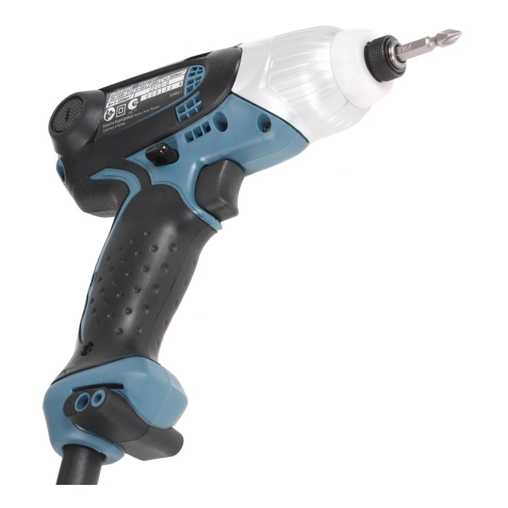 Дрель-шуруповерт электрический Makita TD0101 (Мощность 230 Вт, крутящий момент 100 Нм, Завинчивание с ударами)