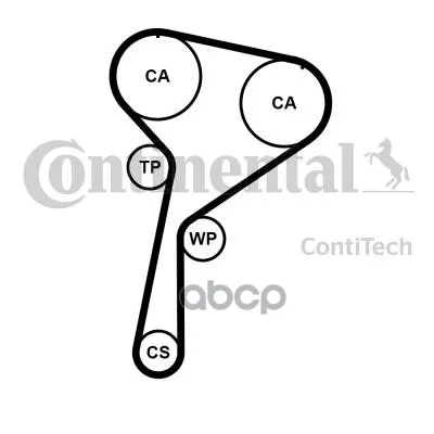 Комплект Ремня Грм ContiTech арт. CT1184K1