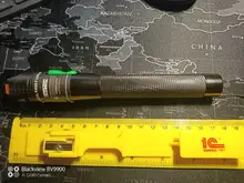 Envío Gratis 5mW 30mW Localizador Visual de fallos fuente de luz roja probador de Cable de fibra óptica FC/ST/SC Cable de parche herramienta de prueba de AUA-30