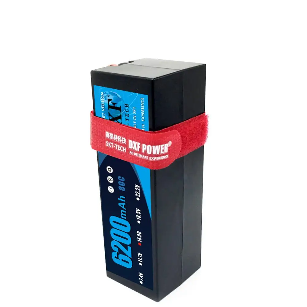 DXF POWER 6200mAh Lipo 4S 14,8 V 80C 160C жесткий чехол литий-полимерный аккумулятор для RC автомобиля лодки Дрон робот FPV грузовик