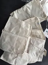 7 unids/set de embalaje de equipaje, organizador de viaje, bolsas de almacenamiento de ropa impermeables, bolsa de malla, accesorios de viaje