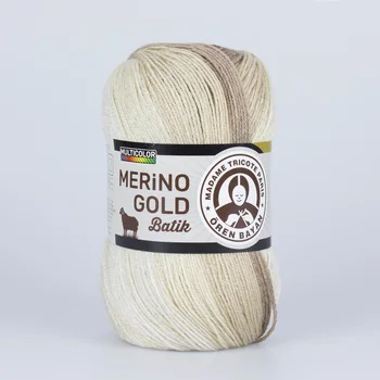 

4 Pcs Merino Sheep Wool Top Quality 100G/Ball Dyed Melange Scarf Socks Knitting Yarn for Hand Knitting