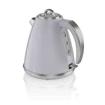 

Water kettle maker SWAN SK19020GRN Retro 1.5L Grey