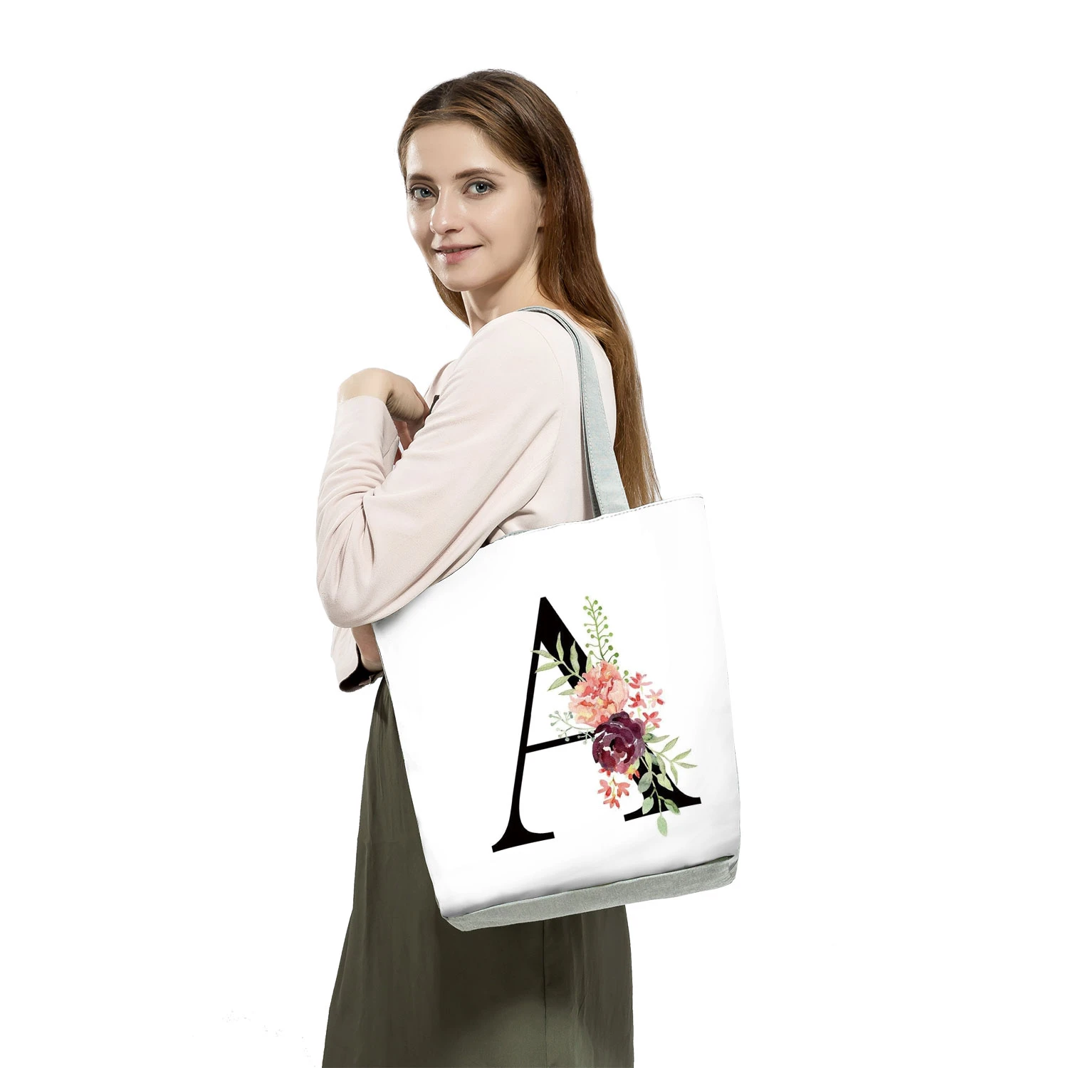 flower messenger bag
