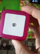 Led-Night-Light Corridor-Lamp Eu-Us-Plug Bedroom Wireless-Sensor Mini for Baby Square