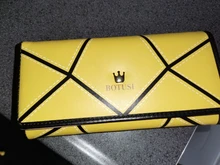 Cartera geométrica para mujer, cartera larga a juego de Color de corona, cartera para teléfono móvil, versión coreana, 2021