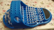 Brush Slippers Massage Foot-Scrubber Bath-Shoes Shower-Feet Plastic Dead-Skin Spa Remove