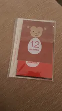 Pegatina de atrezos para fotografía de bebés, accesorio conmemorativo mensual para recién nacidos, 12 Uds.