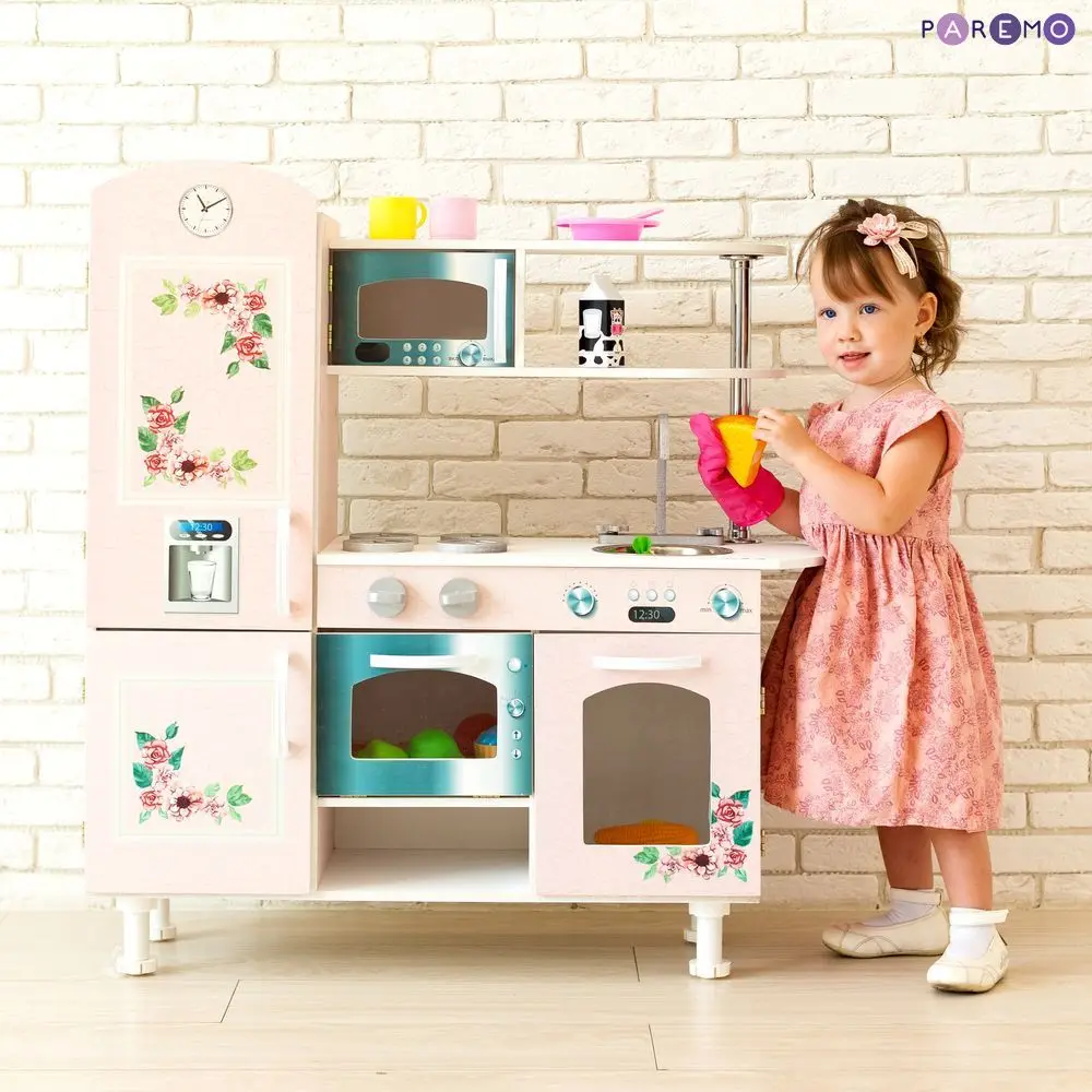 Игрушечная кухня "Кузина Джульетта", игрушечная кухня, игрушки для девочек, подарки детям, развивалка