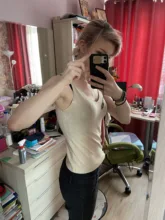 T-Shirt Sexy Vest Short-Tops Top-Tank Slim-Strap Knitted V-Neck Women Summer Ladies Sleeveless