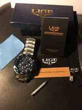 LIGE-reloj analógico de acero inoxidable para hombre, nuevo accesorio de pulsera de cuarzo resistente al agua con cronógrafo, complemento Masculino deportivo de marca de lujo con esfera luminosa