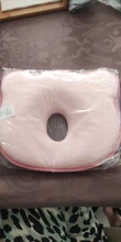 Almohada para Recién Nacido suave bebé enfermería previene la memoria de la cabeza plana cojín de espuma que forma la almohada posicionador para dormir proteger